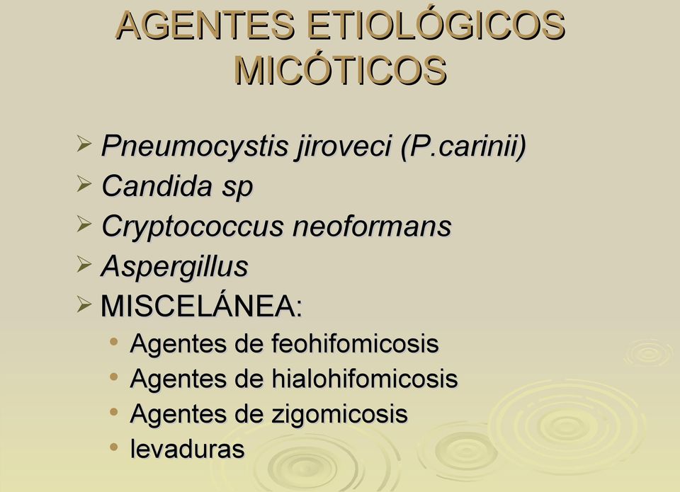 Aspergillus MISCELÁNEA: Agentes de feohifomicosis