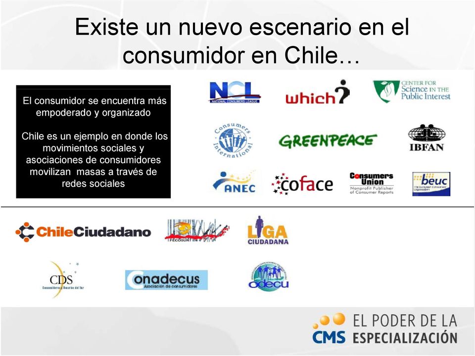 d l Chile es un ejemplo en donde los movimientos sociales y