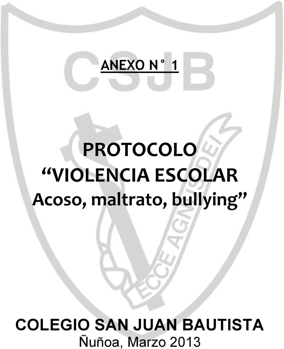 maltrato, bullying COLEGIO