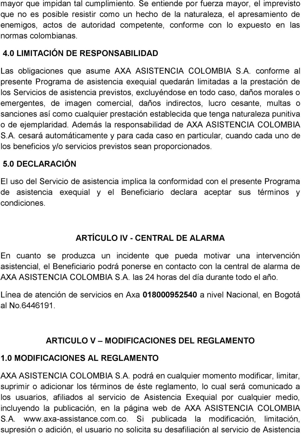 normas colombianas. 4.0 LIMITAC