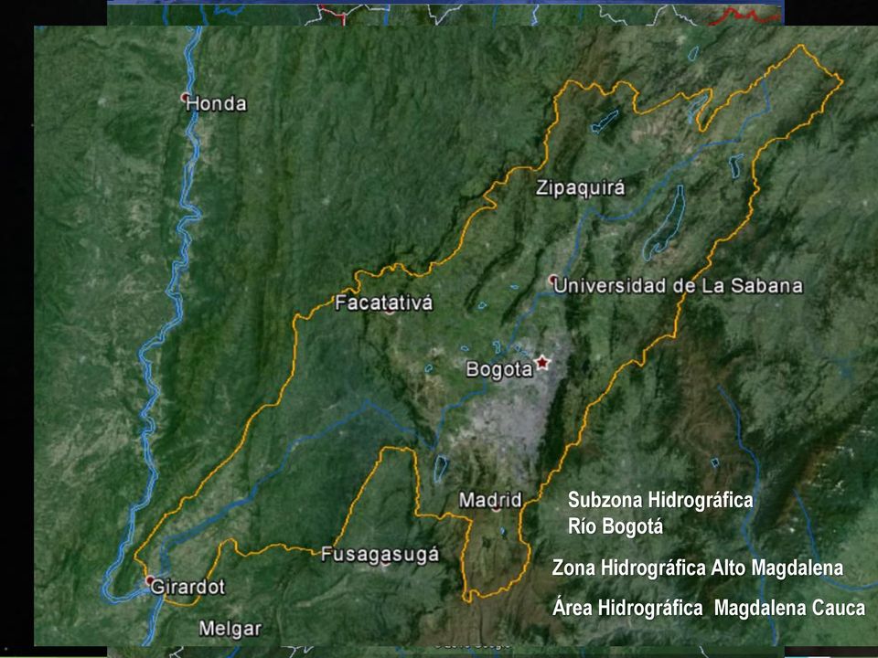 Hidrográfica Río Bogotá Zona