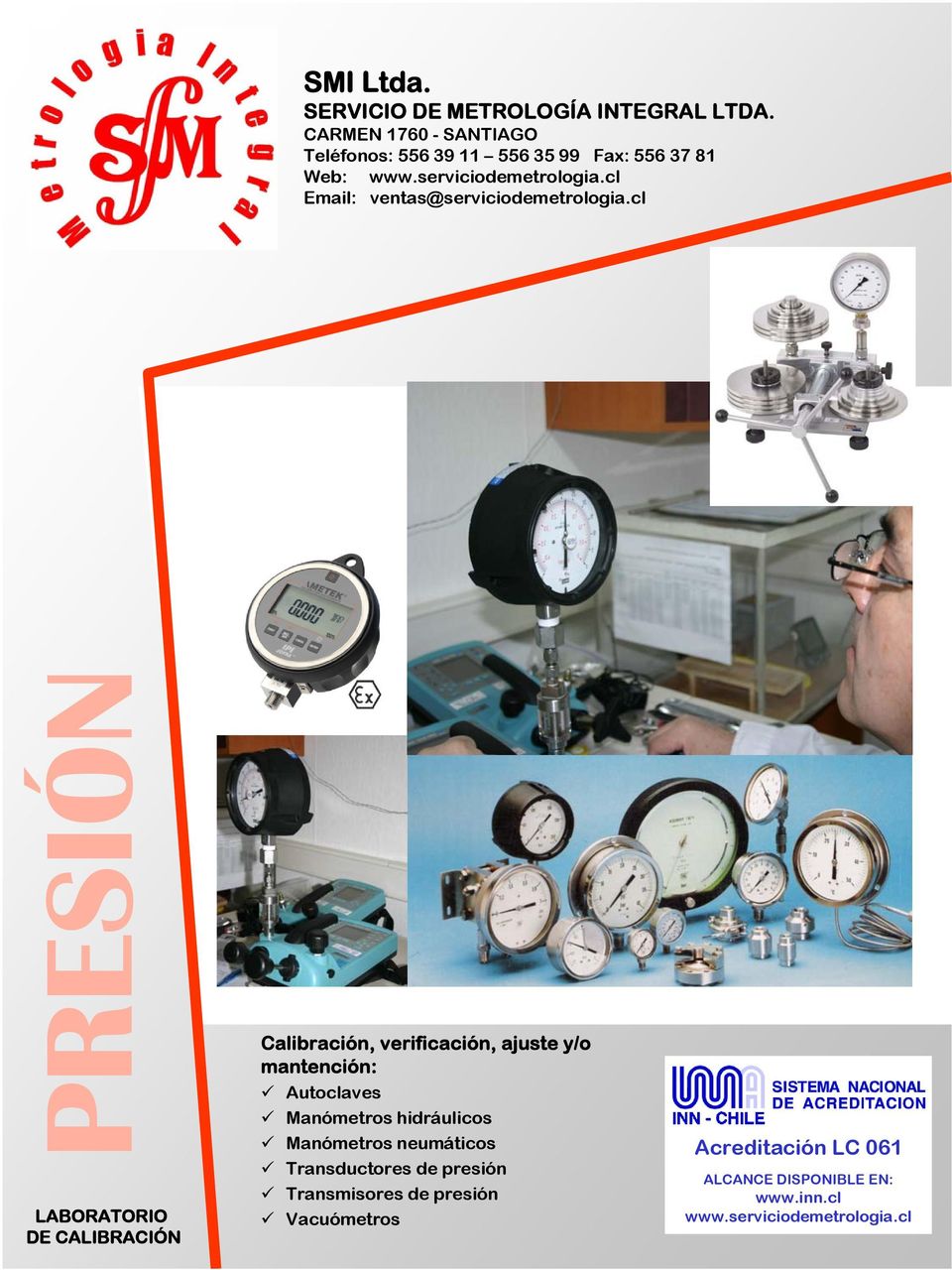 Transductores de presión Transmisores