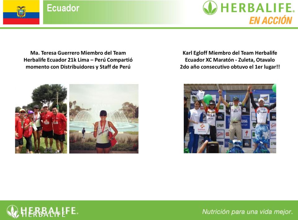 Perú Compartió momento con Distribuidores y Staff de Perú