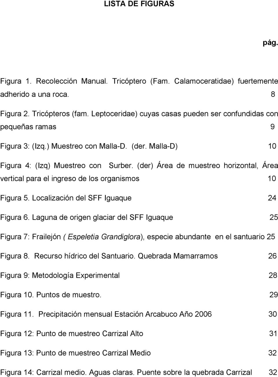 (der) Área de muestreo horizontal, Área vertical para el ingreso de los organismos 10 Figura 5. Localización del SFF Iguaque 24 Figura 6.