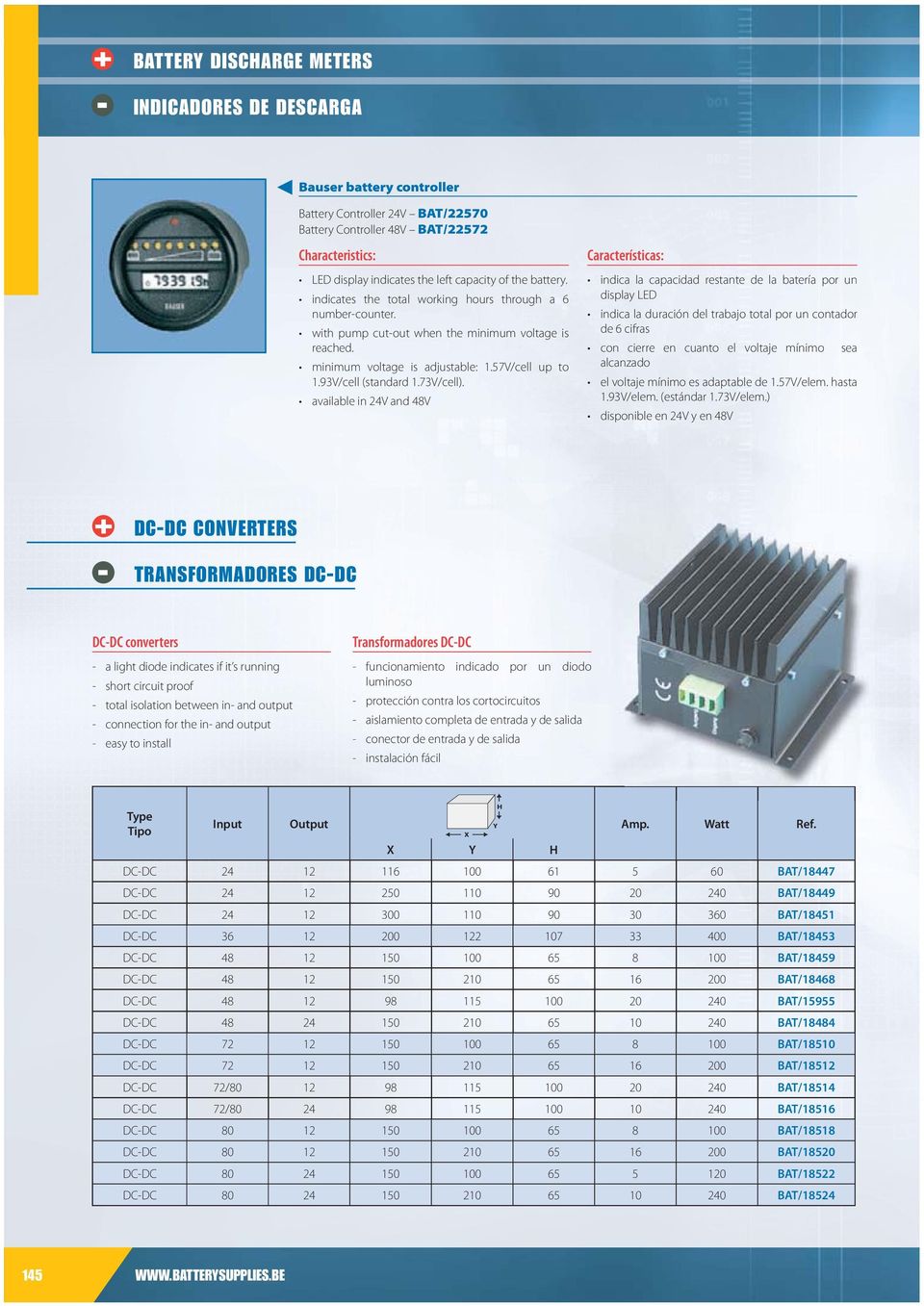 ) DCDC CONVERTERS TRANSFORMADORES DCDC DCDC converters a light diode indicates if it s running short circuit proof total isolation between in and output connection for the in and output easy to