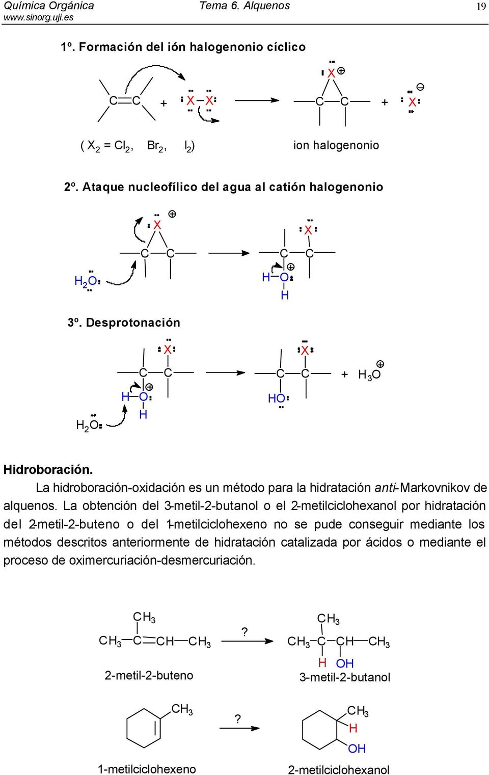 La hidroboración-oxidación es un método para la hidratación anti-markovnikov de alquenos.