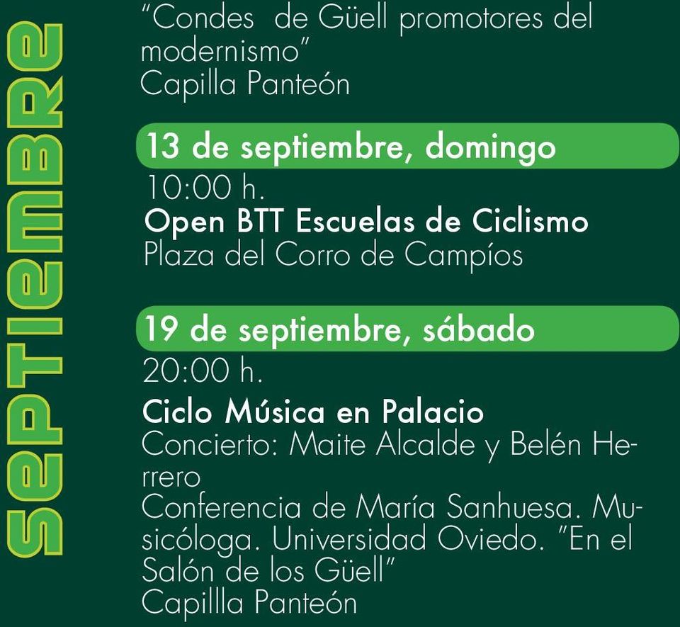 Open BTT Escuelas de Ciclismo Plaza del Corro de Campíos 19 de septiembre, sábado 20:00 h.