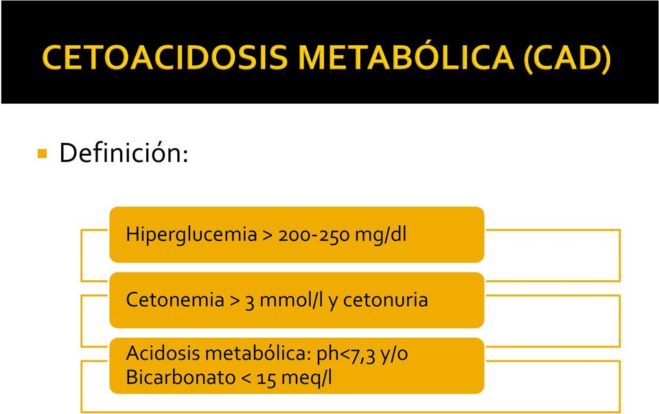 mmol/l y cetonuria Acidosis