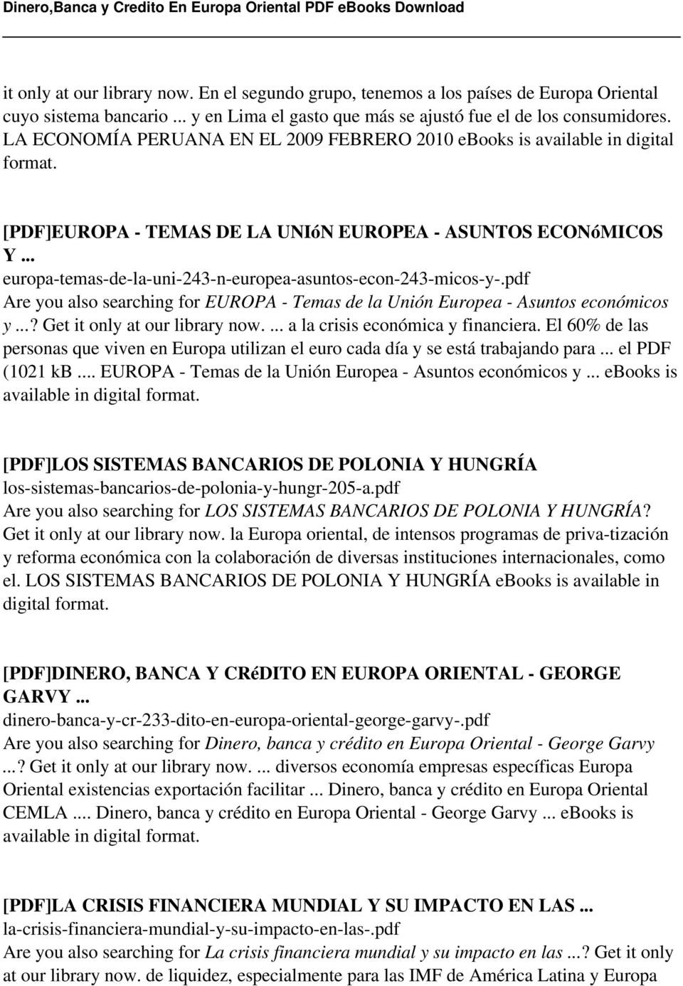 .. europa-temas-de-la-uni-243-n-europea-asuntos-econ-243-micos-y-.pdf Are you also searching for EUROPA - Temas de la Unión Europea - Asuntos económicos y...? Get it only at our library now.
