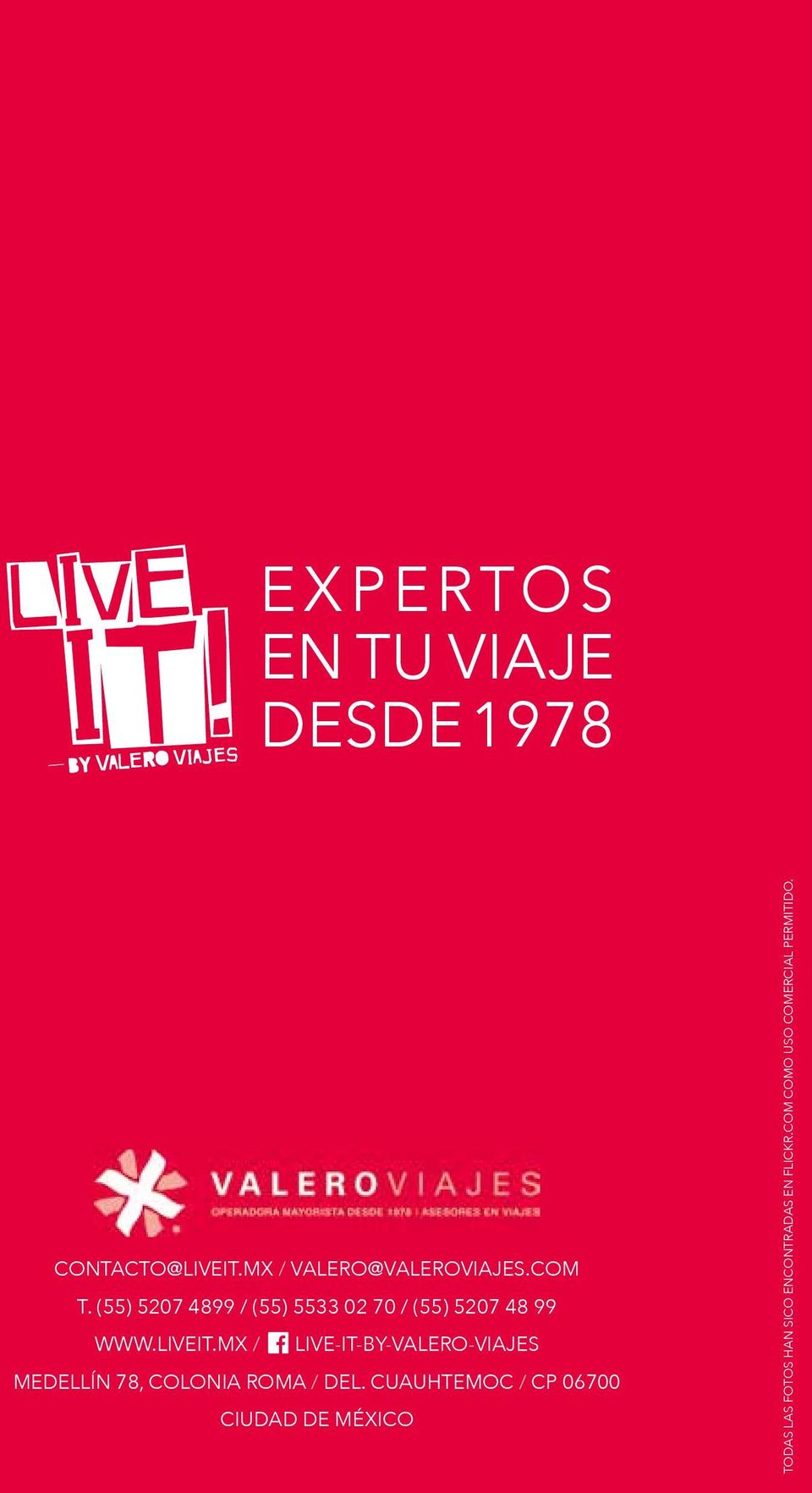 MX / LIVE-IT-BY-VALERO-VIAJES MEDELLÍN 78, COLONIA ROMA / DEL.