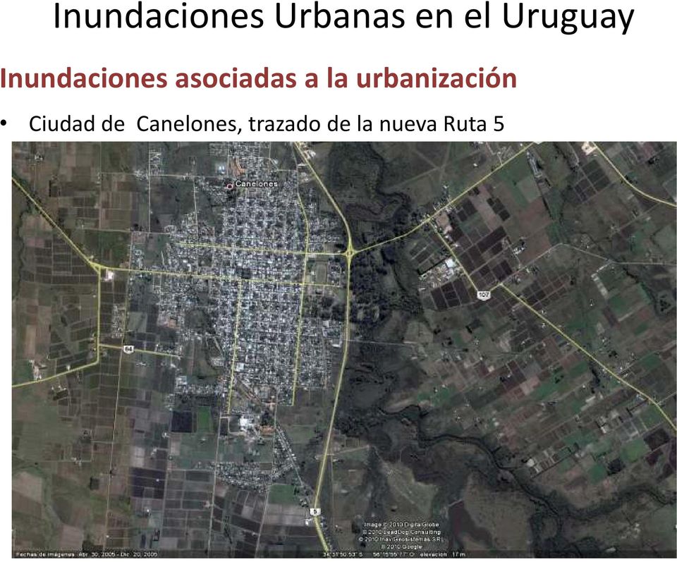 asociadas a la urbanización