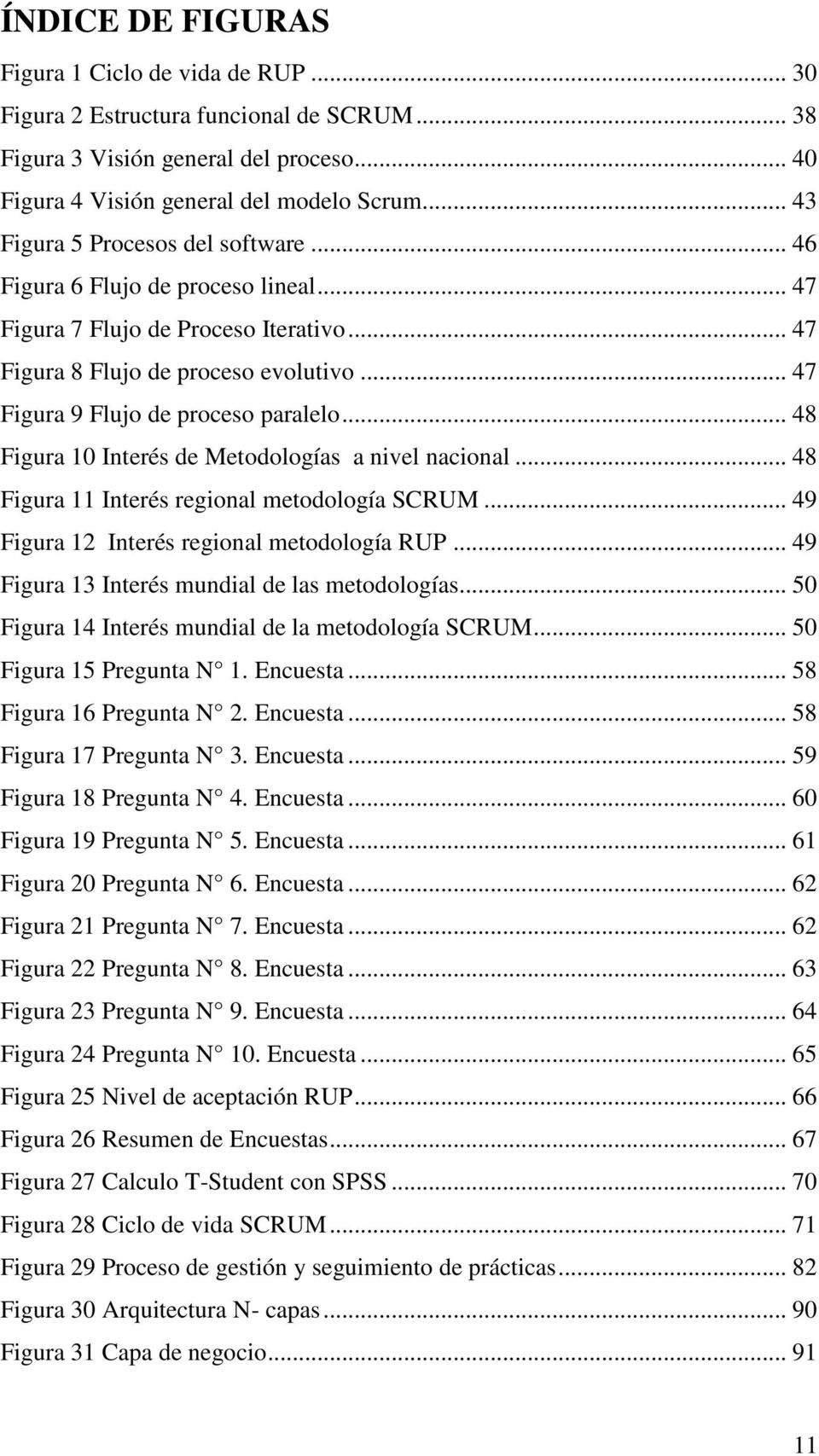 .. 48 Figura 10 Interés de Metodologías a nivel nacional... 48 Figura 11 Interés regional metodología SCRUM... 49 Figura 12 Interés regional metodología RUP.