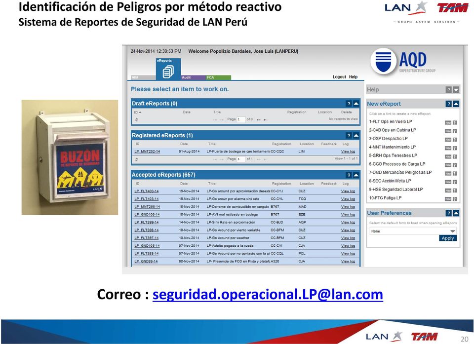 Reportes de Seguridad de LAN Perú