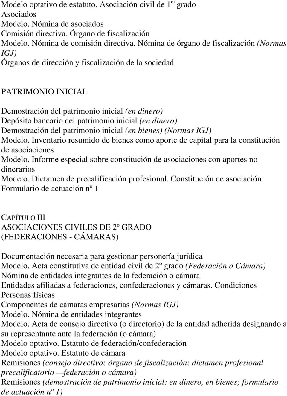 PRESENTACIONES ANTE LA INSPECCIÓN GENERAL DE JUSTICIA - PDF Descargar libre