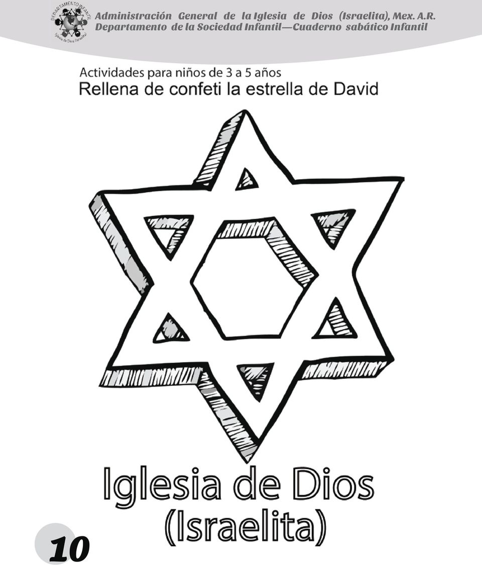 Administración General de la Iglesia de Dios (Israelita), Mex. .  Departamento de la Sociedad Infantil Cuaderno sabático Infantil - PDF  Descargar libre