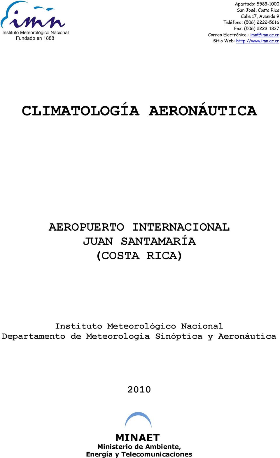 Instituto Meteorológico Nacional