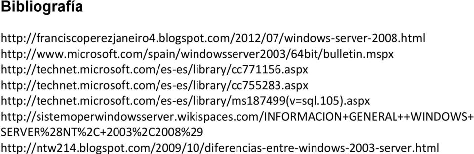 aspx http://technet.microsoft.com/es-es/library/ms187499(v=sql.105).aspx http://sistemoperwindowsserver.wikispaces.