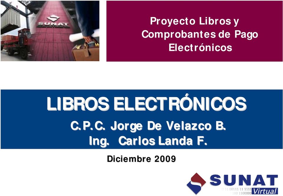 ELECTRÓNICOS C.P.C. Jorge De Velazco B.