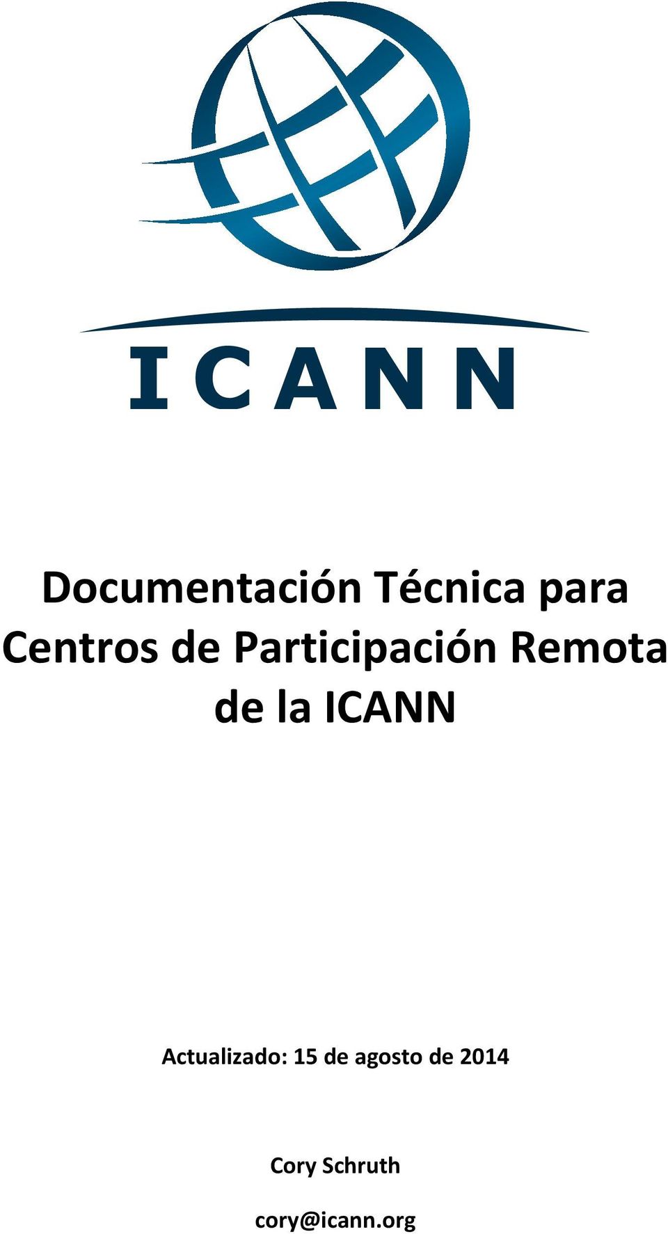 de la ICANN Actualizado: 15 de