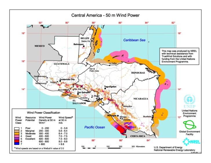 Ejemplo: Asistencia Técnica Energía Eólica Honduras, Mayo 2013 Organizado por PNUMA e IIE.