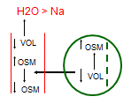 administrar fluido, que sería administrar suero isotónico, el suero isotónico va a ir aumentando el volumen y va air aumentando la cantidad sin modificar la osmolaridad.