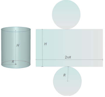 76 Volumen de un prism de un cilindro El volumen de un prism recto es el producto del áre de l bse por l ltur.