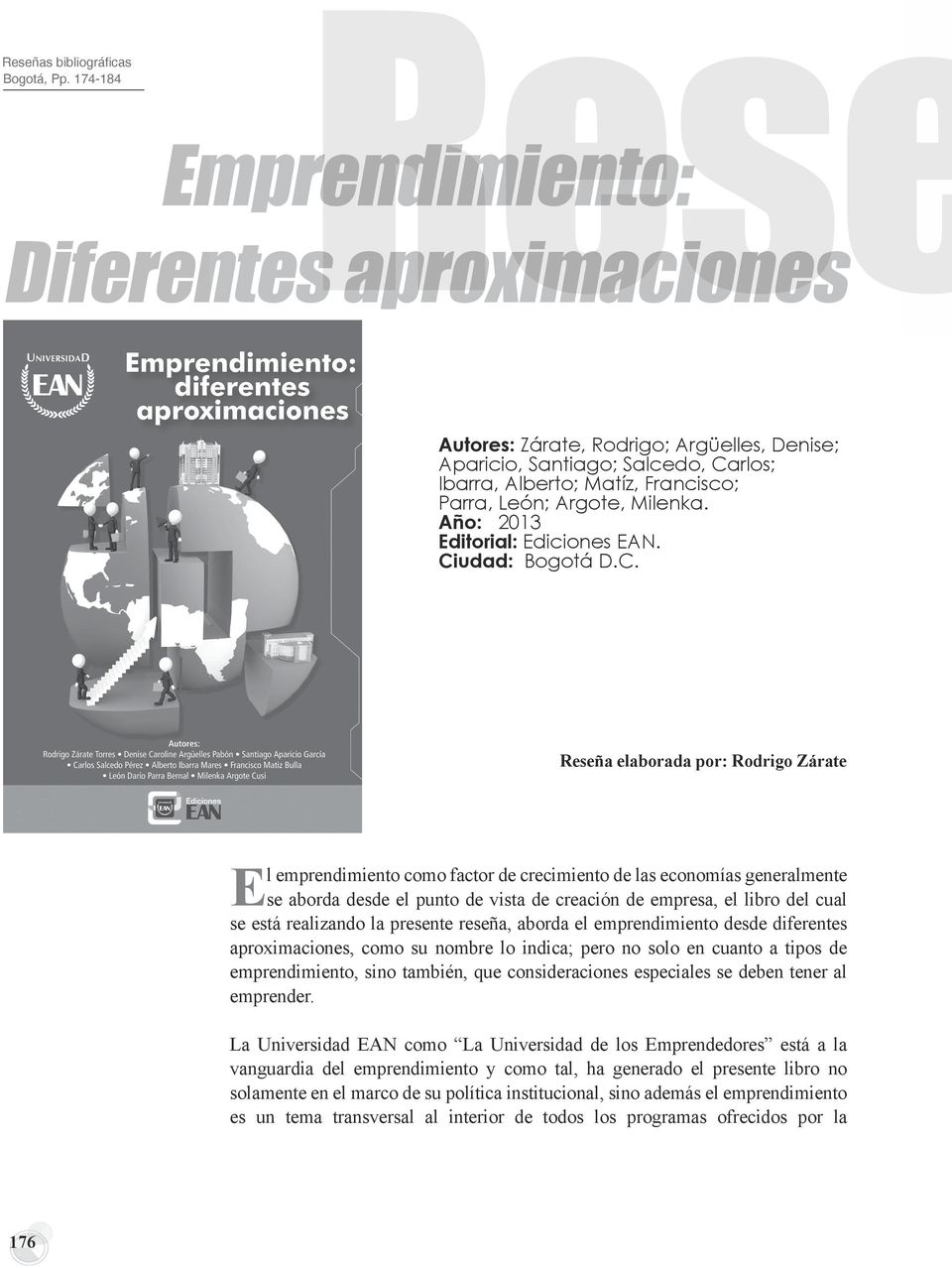 Milenka. Año: 2013 Editorial: Ediciones EAN. Ci