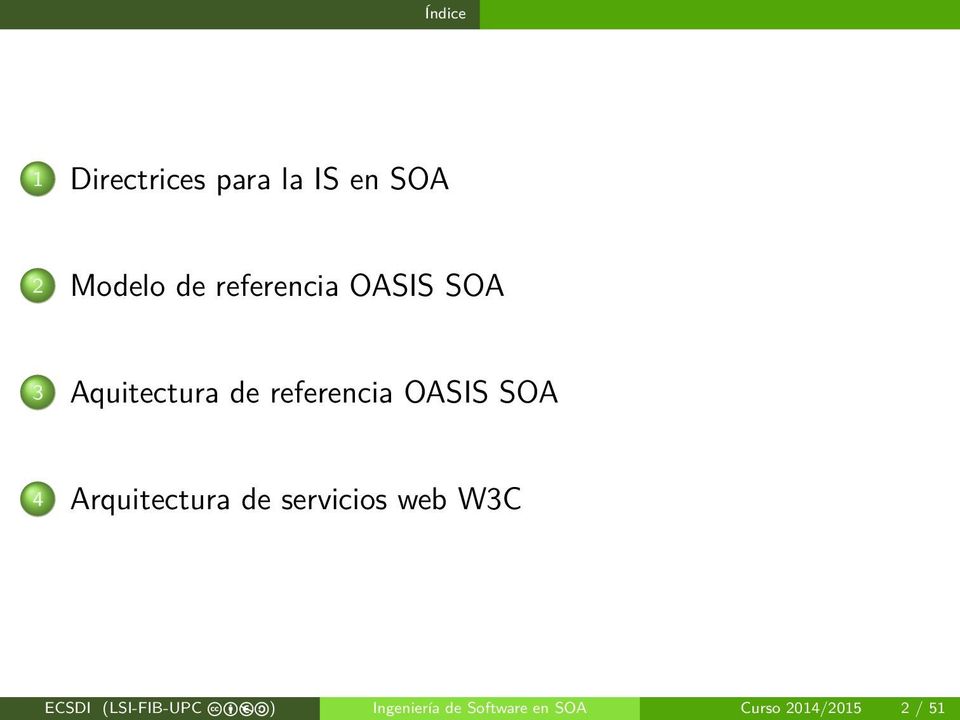 SOA 4 Arquitectura de servicios web W3C ECSDI