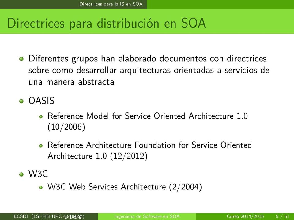 for Service Oriented Architecture 1.0 (10/2006) Reference Architecture Foundation for Service Oriented Architecture 1.