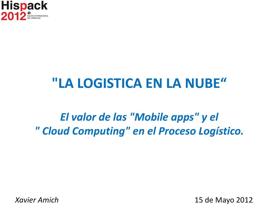 " Cloud Computing" en el Proceso