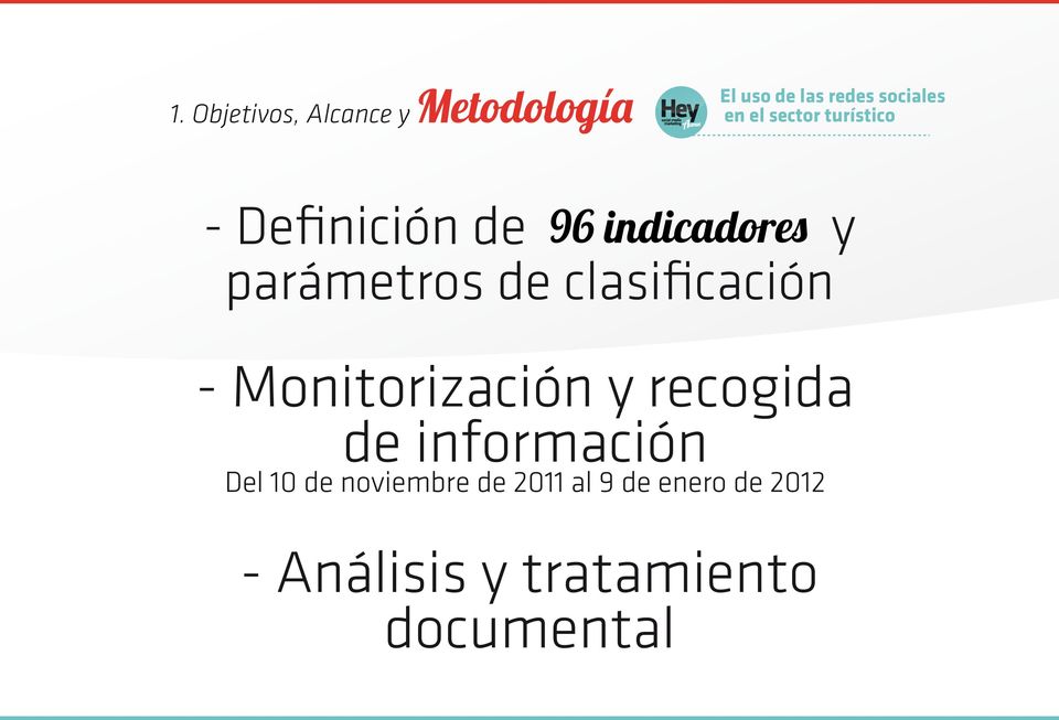 indicadores - Monitorización y recogida de información Del 10