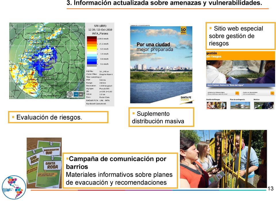 Suplemento distribución masiva Campaña de comunicación por barrios