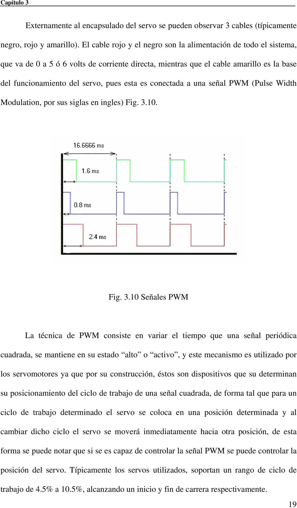 conectada a una señal PWM (Pulse Width Modulation, por sus siglas en ingles) Fig. 3.
