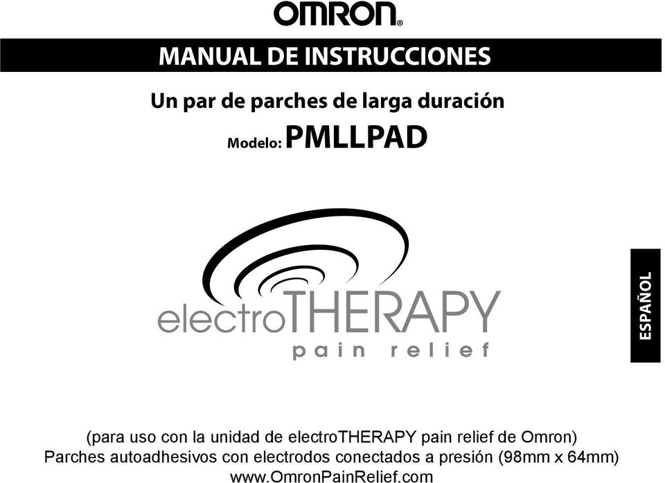electrotherapy pain relief de Omron) Parches autoadhesivos