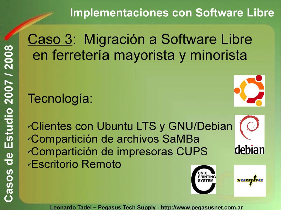 Ubuntu LTS y GNU/Debian Compartición de archivos