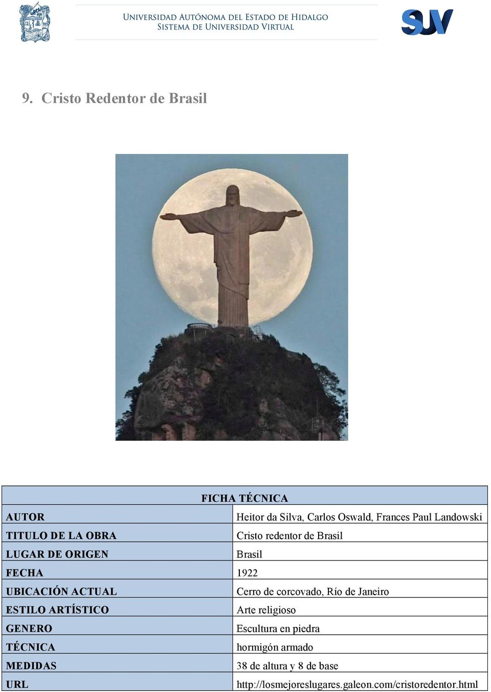Río de Janeiro Arte religioso Escultura en piedra hormigón armado 38 de