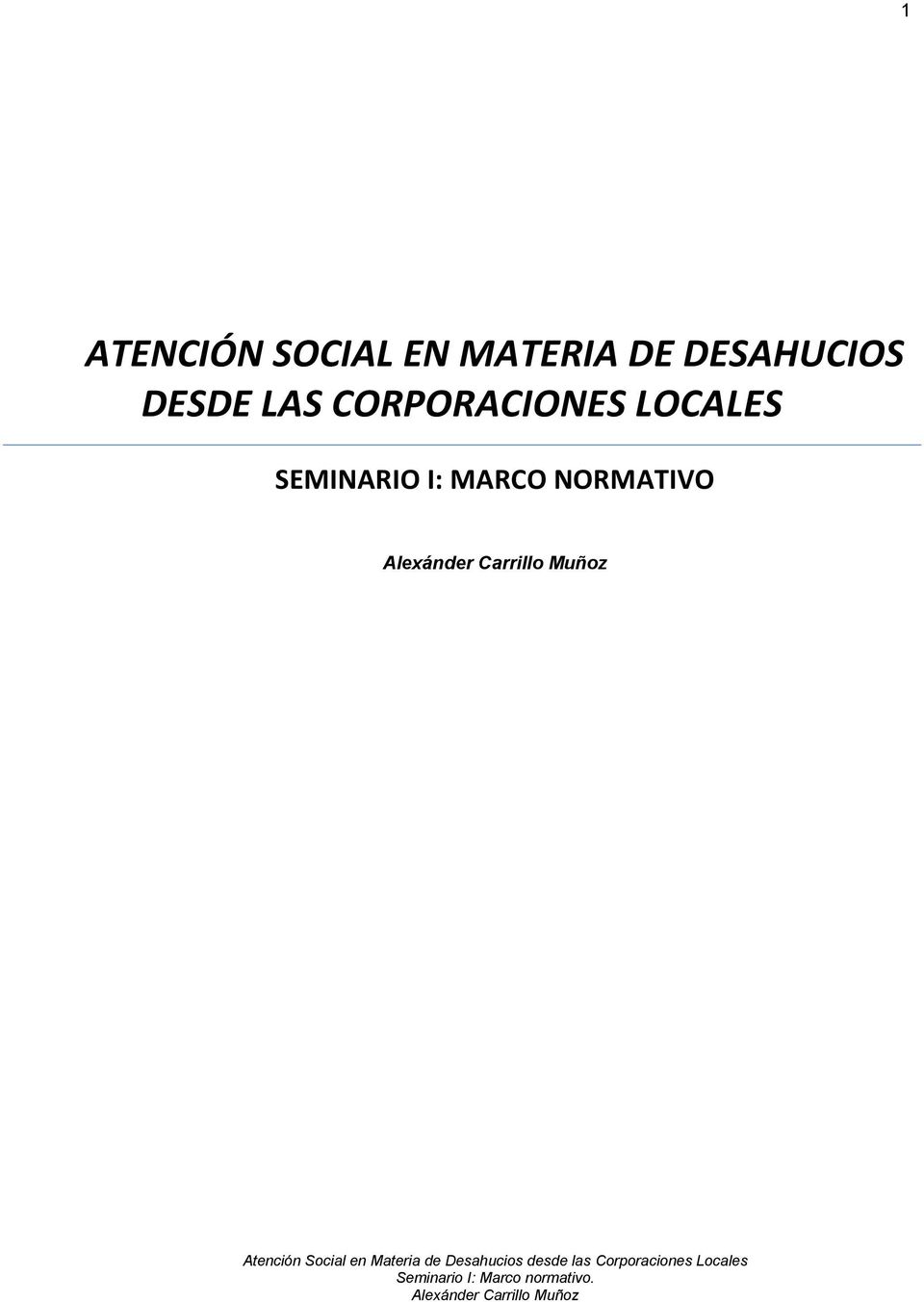 Carrillo Muñoz Atención Social en Materia de Desahucios desde