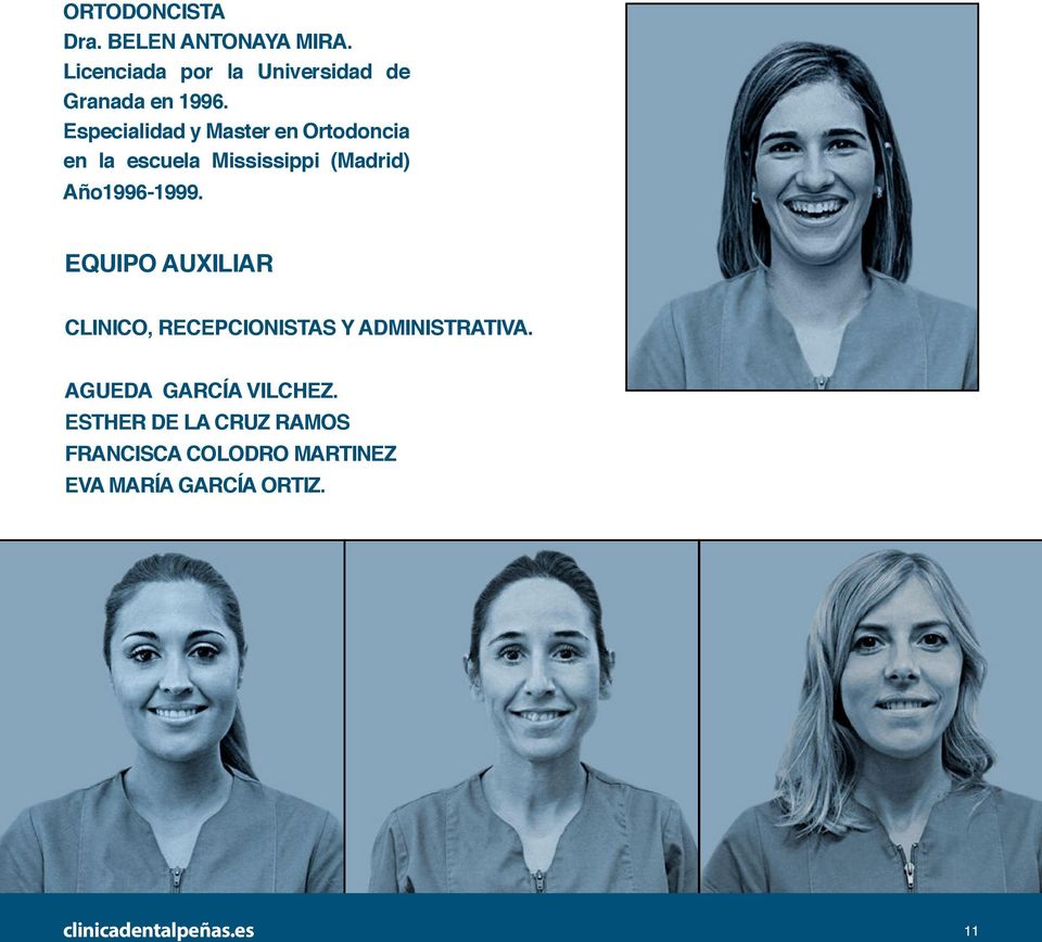 Especialidad y Master en Ortodoncia en la escuela Mississippi (Madrid)