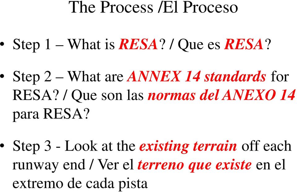 / Que son las normas del ANEXO 14 para RESA?