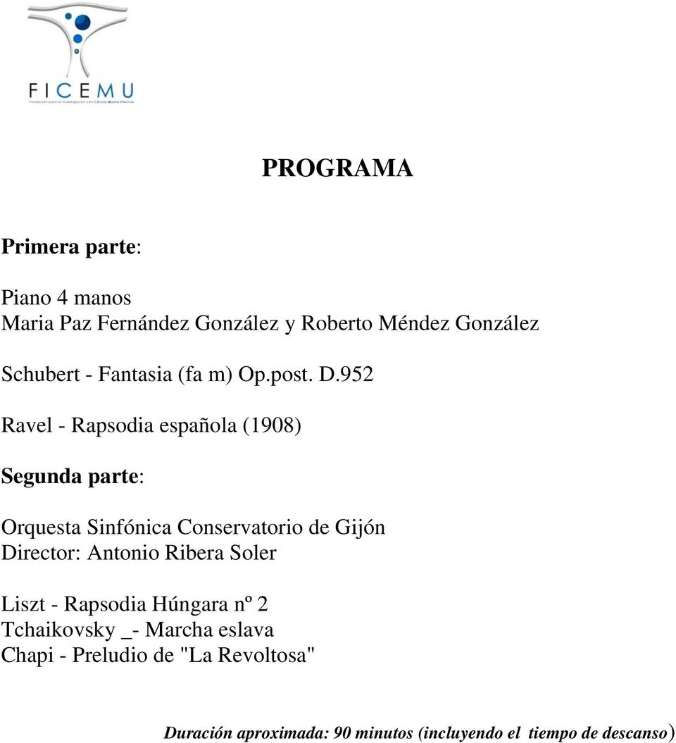 952 Ravel - Rapsodia española (1908) Segunda parte: Orquesta Sinfónica Conservatorio de Gijón Director: