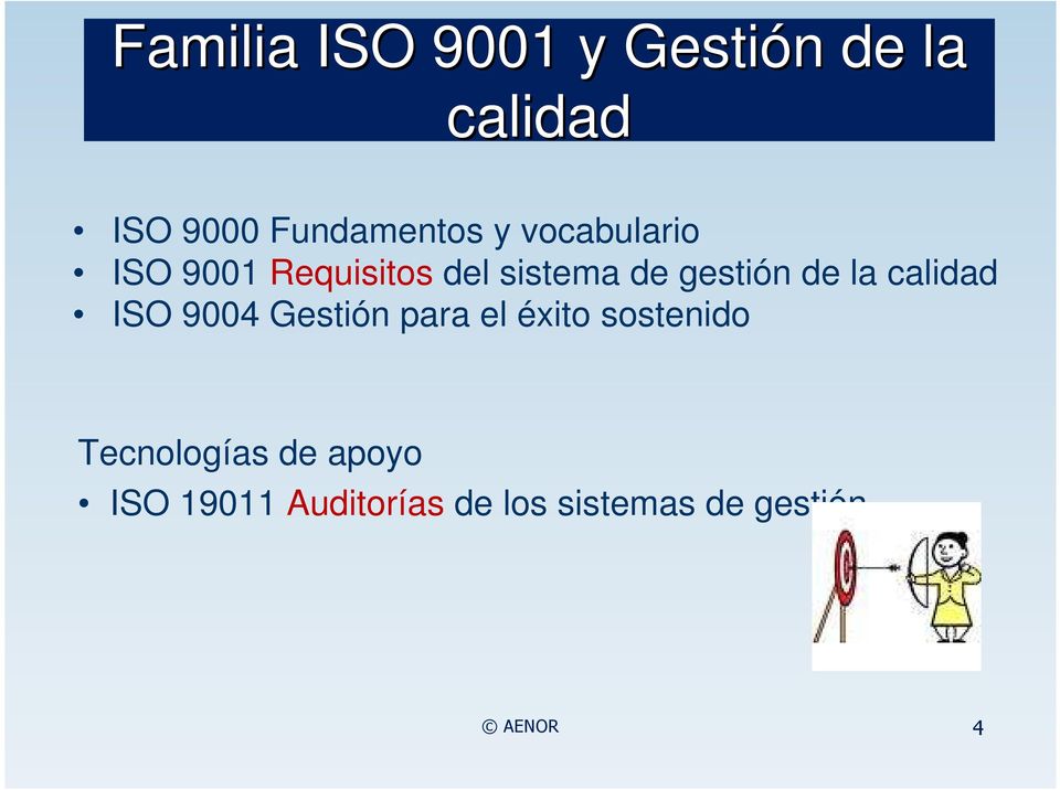 gestión de la calidad ISO 9004 Gestión para el éxito
