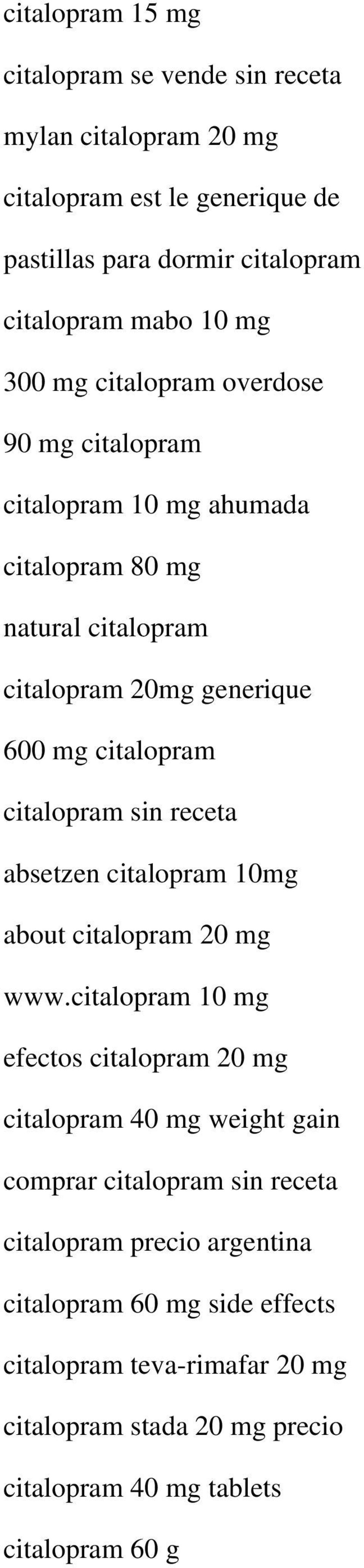 sin receta absetzen citalopram 10mg about citalopram 20 mg www.