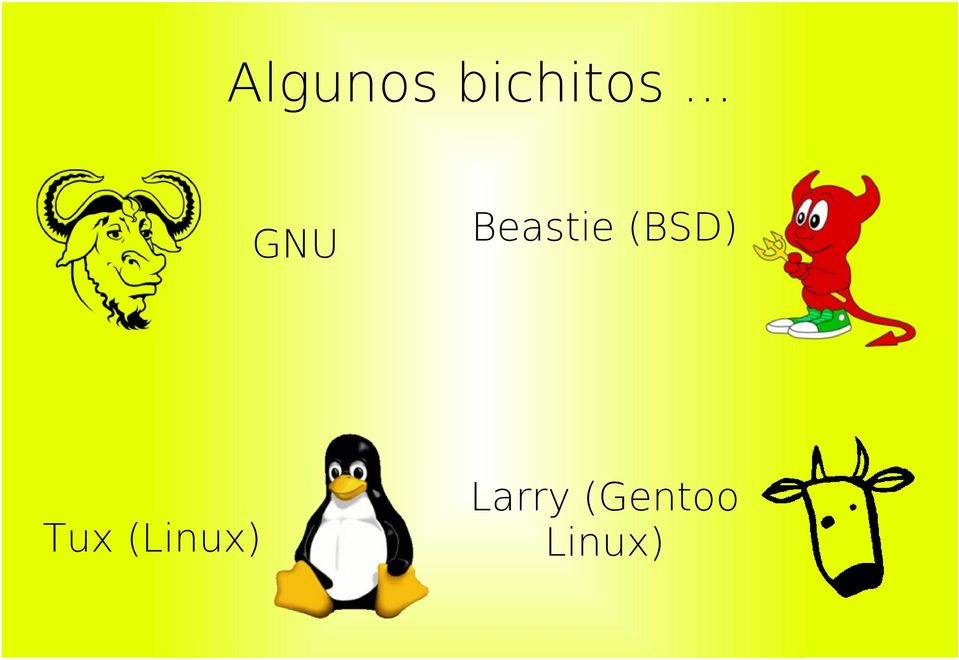 (BSD) Tux (Linux)