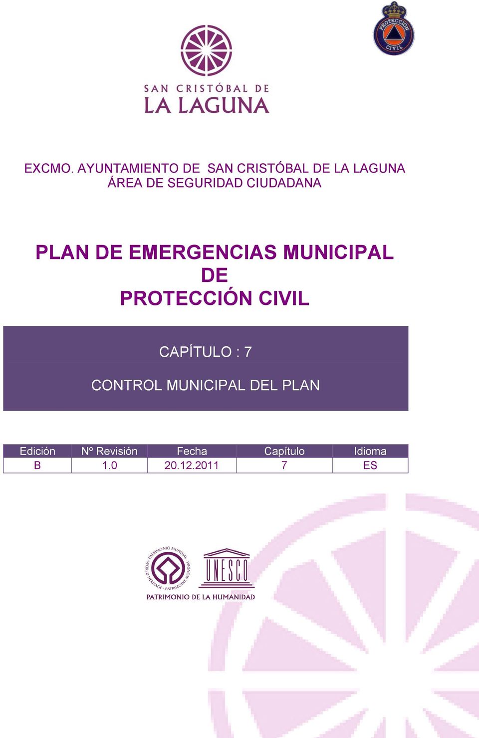 EMERGENCIAS MUNICIPAL DE PROTECCIÓN CIVIL CAPÍTULO