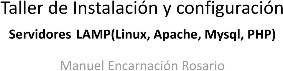 LAMP(Linux, Apache, Mysql,