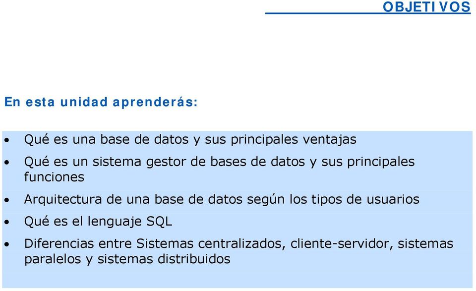 Arquitectura de una base de datos según los tipos de usuarios Qué es el lenguaje SQL