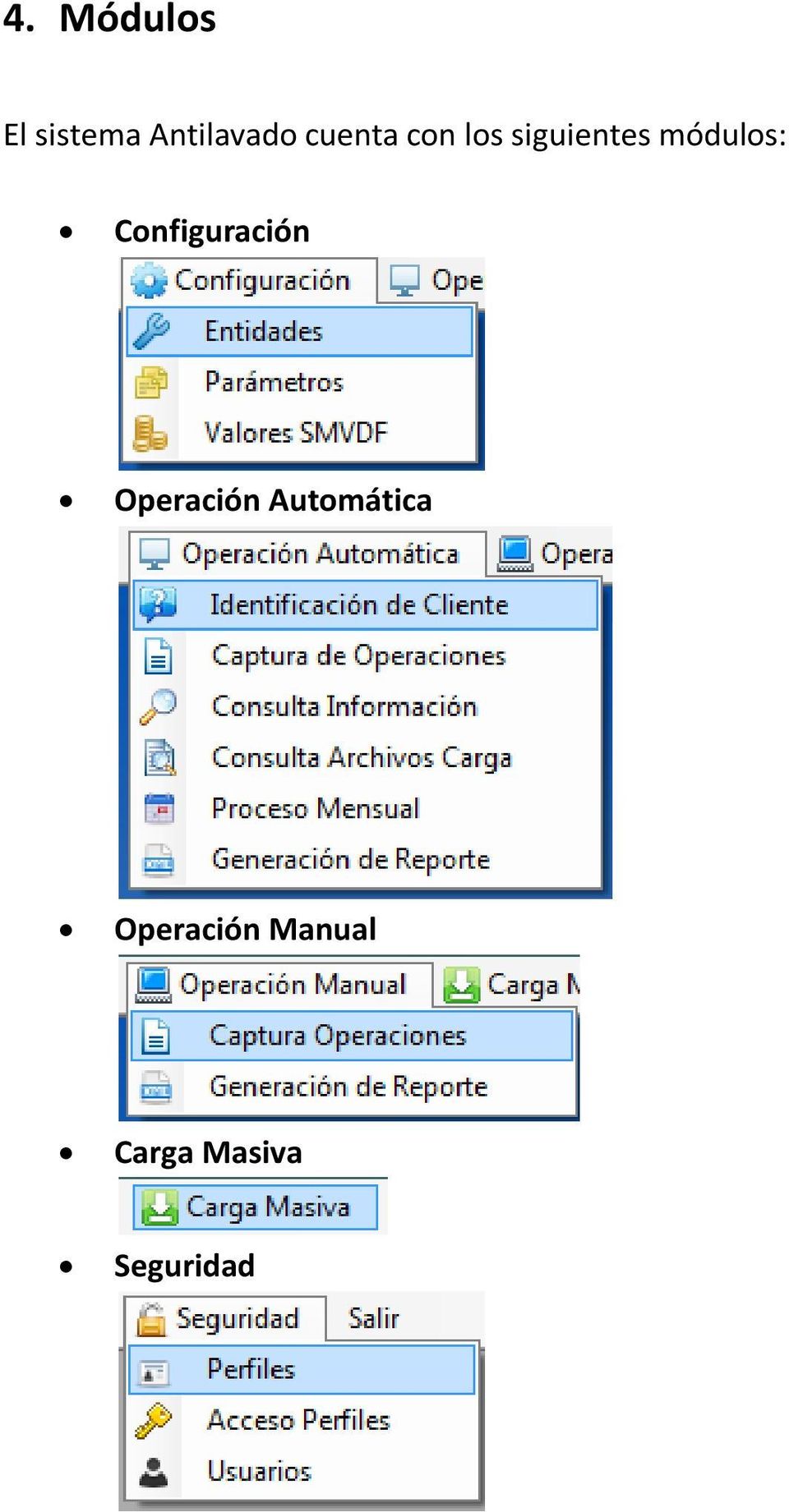 Configuración Operación Automática