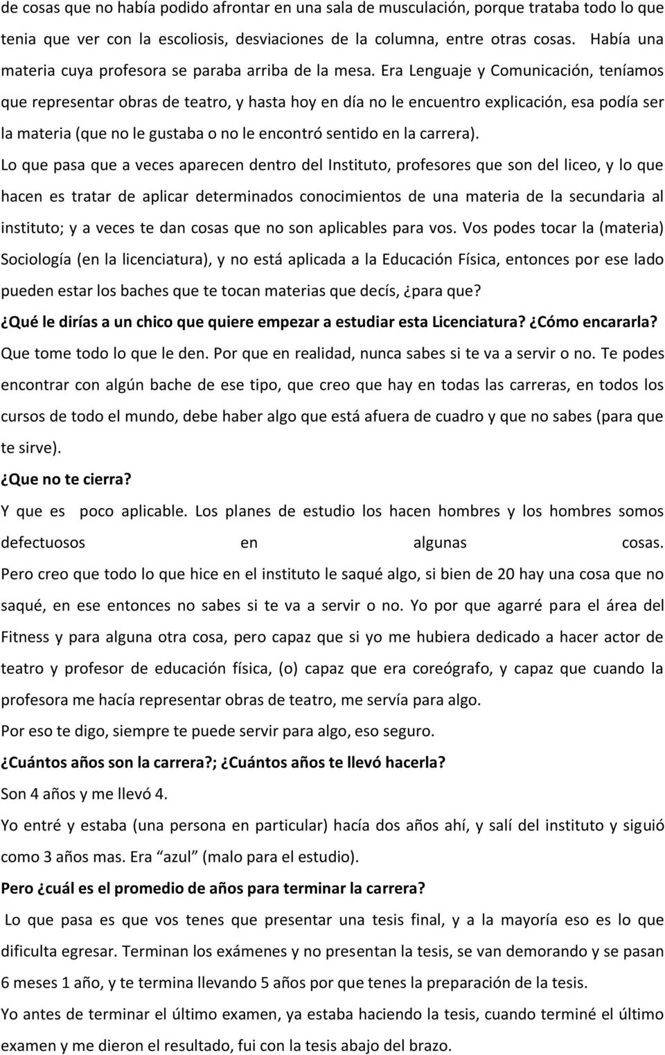 ENTREVISTA A PROFESOR DE EDUCACIÓN FÍSICA - PDF Free Download