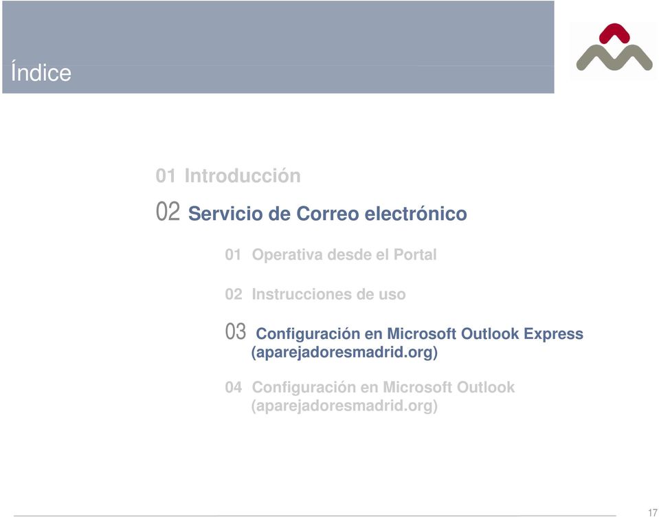 Configuración en Microsoft Outlook Express