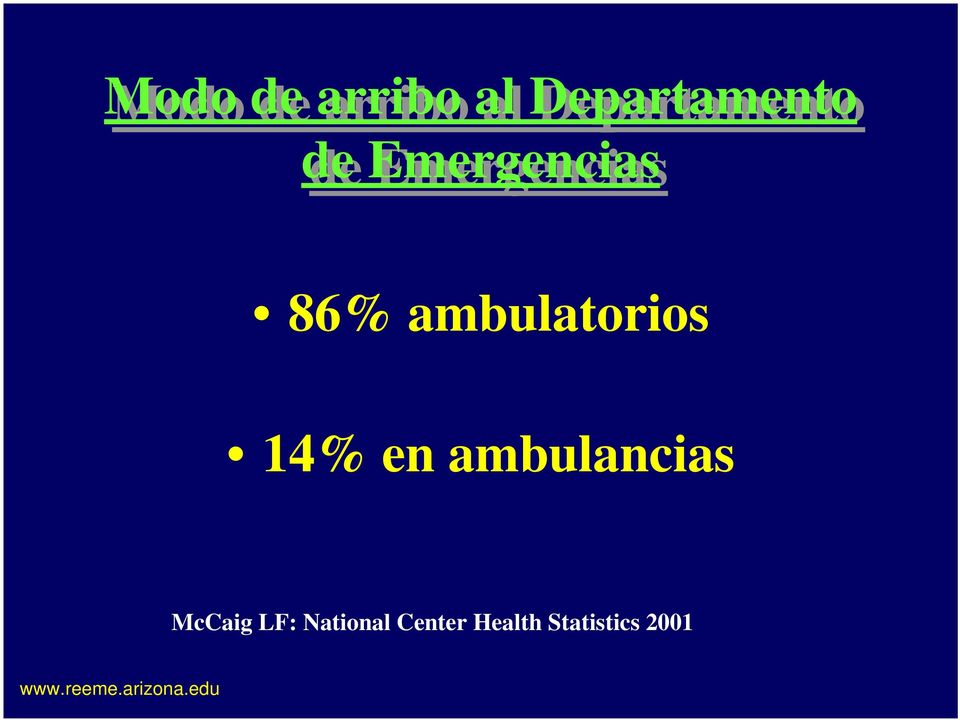 14% en ambulancias McCaig LF: